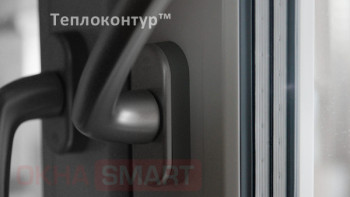 Пластиковое окно с установленным стеклопакетом ТЕПЛОКОНТУР