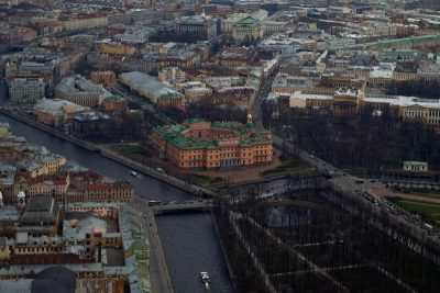 Вид на Михайловский замок