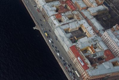 Набережная с высоты птичьего полета