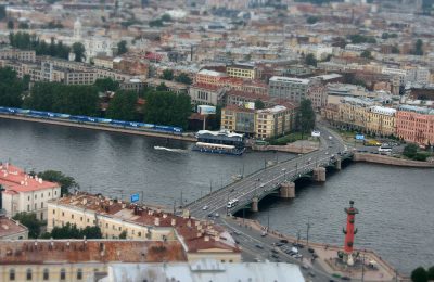 Вид на Биржевой мост