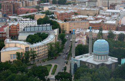 Вид на Санкт-Петербургскую соборную мечеть
