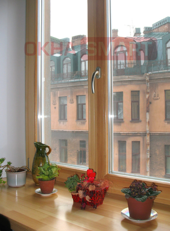 Деревянные окна для балконов и лоджий