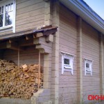 Деревянные окна окрашенные в белый цвет