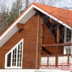Деревянные окна для клуба Альпино